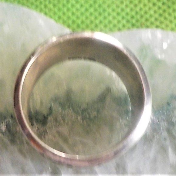 VIINTAGE.   STAR OF DAVID  SPINNER RING   STERLING SILVER   12.5g    size 11-3/4 - Picture 3 of 5